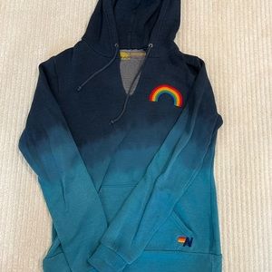 Aviator Nation Blue Ombré Hoodie